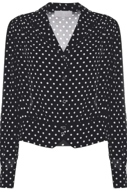 Clearance Camicia con Bottoni Quadrati e Fantasia / Donna Camicie