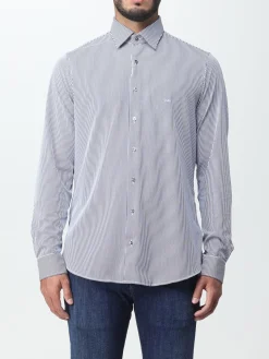 Best Camicia con Fantasia a Righe / Uomo Camicie