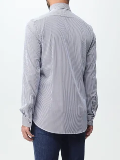 Best Camicia con Fantasia a Righe / Uomo Camicie