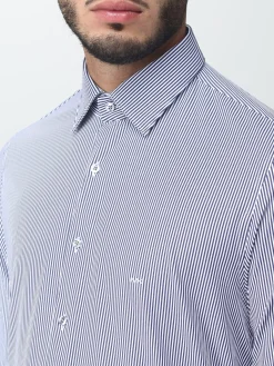 Best Camicia con Fantasia a Righe / Uomo Camicie