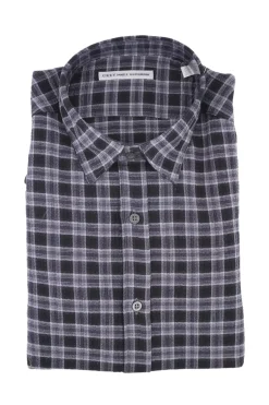 Sale Camicia con Fantasia / Nero Uomo Camicie