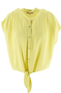 Discount Camicia Corta con Nodo / Donna Camicie