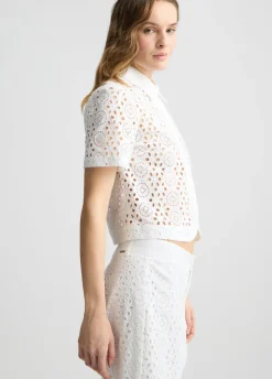 New Camicia Cropped con Ricami / Donna Camicie