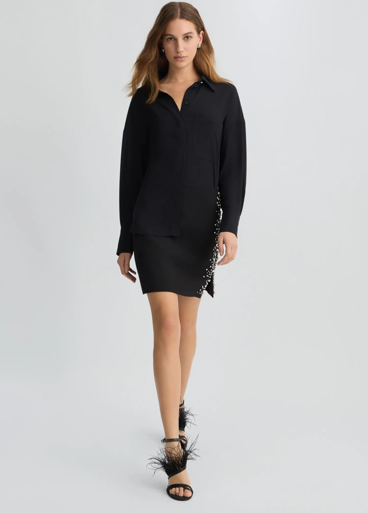 Online Camicia Elegante Oversize / Donna Camicie