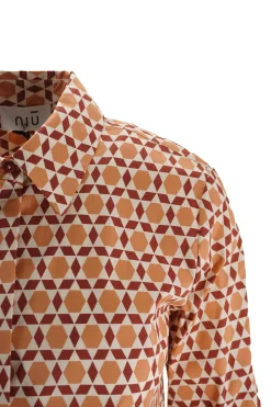 Online Camicia in Cotone con Fantasia / Donna Camicie