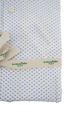 Camicia in Cotone con Fantasia / Uomo Camicie