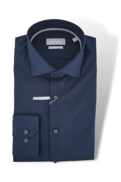 New Camicia in Cotone Slim Fit / Uomo Camicie