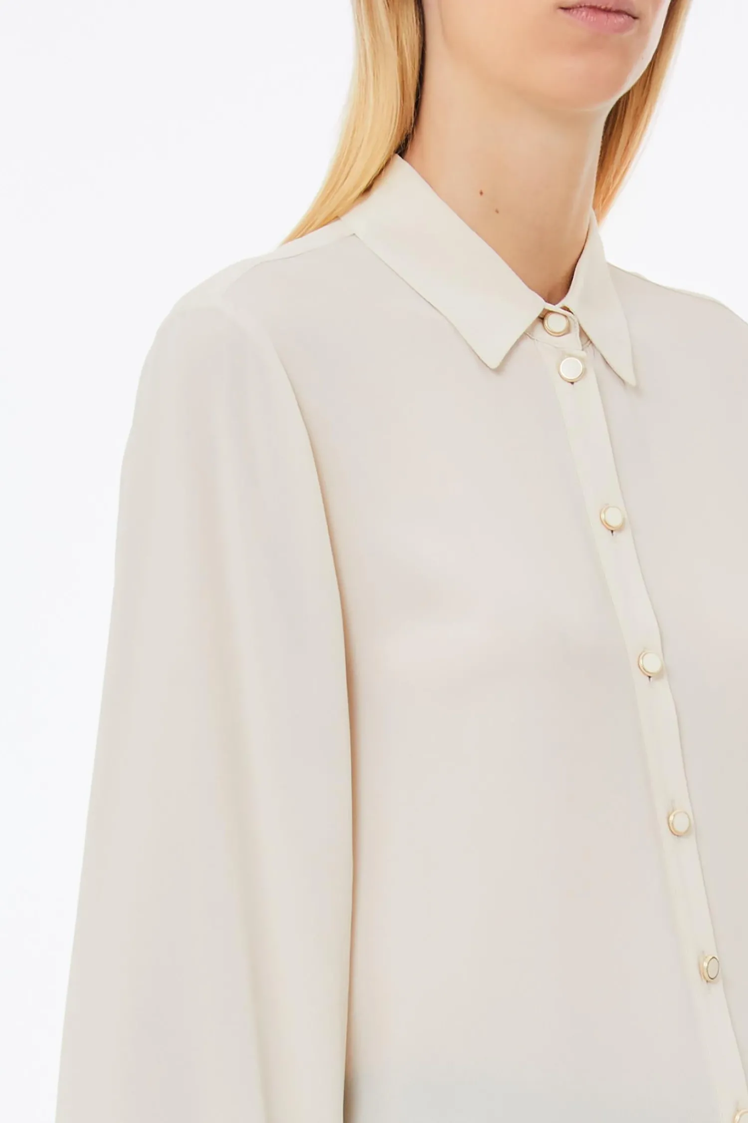 New Camicia in Crepe de Chine / Donna Camicie