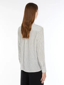 Camicia in Crepe de Chine Stampato / Donna Camicie