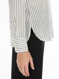 Camicia in Crepe de Chine Stampato / Donna Camicie