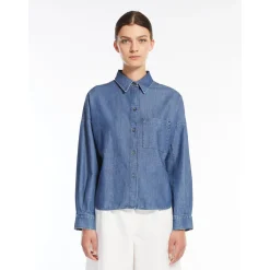 Online Camicia in Denim / Donna Denim|Camicie