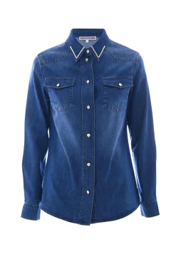 Online Camicia in Denim / Donna Denim|Camicie