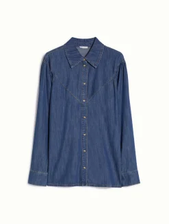 Discount Camicia in Denim Leggero / Donna Denim|Camicie