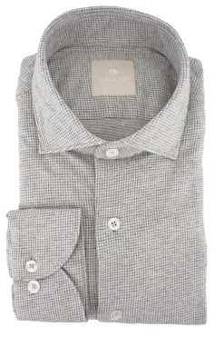 Online Camicia in Flanella con Fantasia / Grigio Uomo Camicie