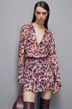 Sale Camicia in Georgette a Fantasia / Donna Camicie