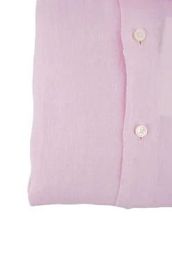 Sale Camicia in Lino con Collo Morbido / Uomo Camicie