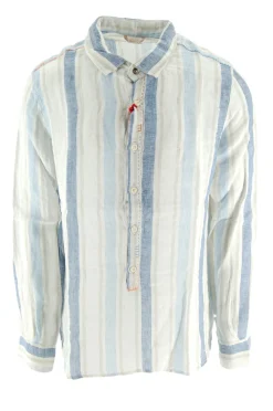 Hot Camicia in Lino con Fantasia / Uomo Camicie