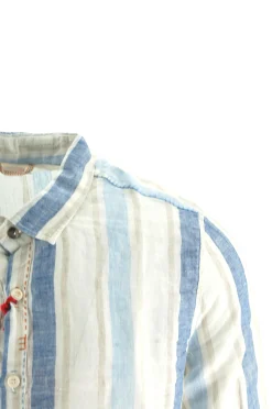 Hot Camicia in Lino con Fantasia / Uomo Camicie