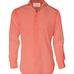 Outlet Camicia in Lino / Rosa Uomo Camicie