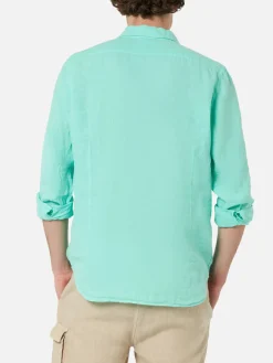Camicia in Lino Regular Fit / Uomo Camicie