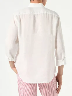 New Camicia in Lino Regular Fit / Uomo Camicie