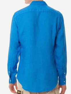 Sale Camicia in Lino Regular Fit / Uomo Camicie