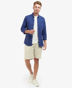 Outlet Camicia in Misto Lino con Taschino / Uomo Camicie
