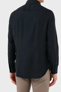 Outlet Camicia in Misto Lyocell e Viscosa / Uomo Camicie