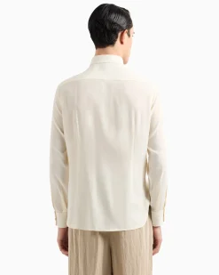Sale Camicia in Misto Lyocell e Viscosa / Uomo Camicie
