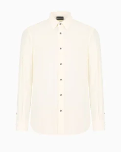 Sale Camicia in Misto Lyocell e Viscosa / Uomo Camicie
