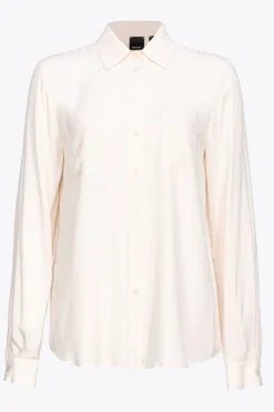 Best Camicia in Misto Seta con Taschini / Donna Camicie