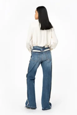 Best Camicia in Misto Seta con Taschini / Donna Camicie