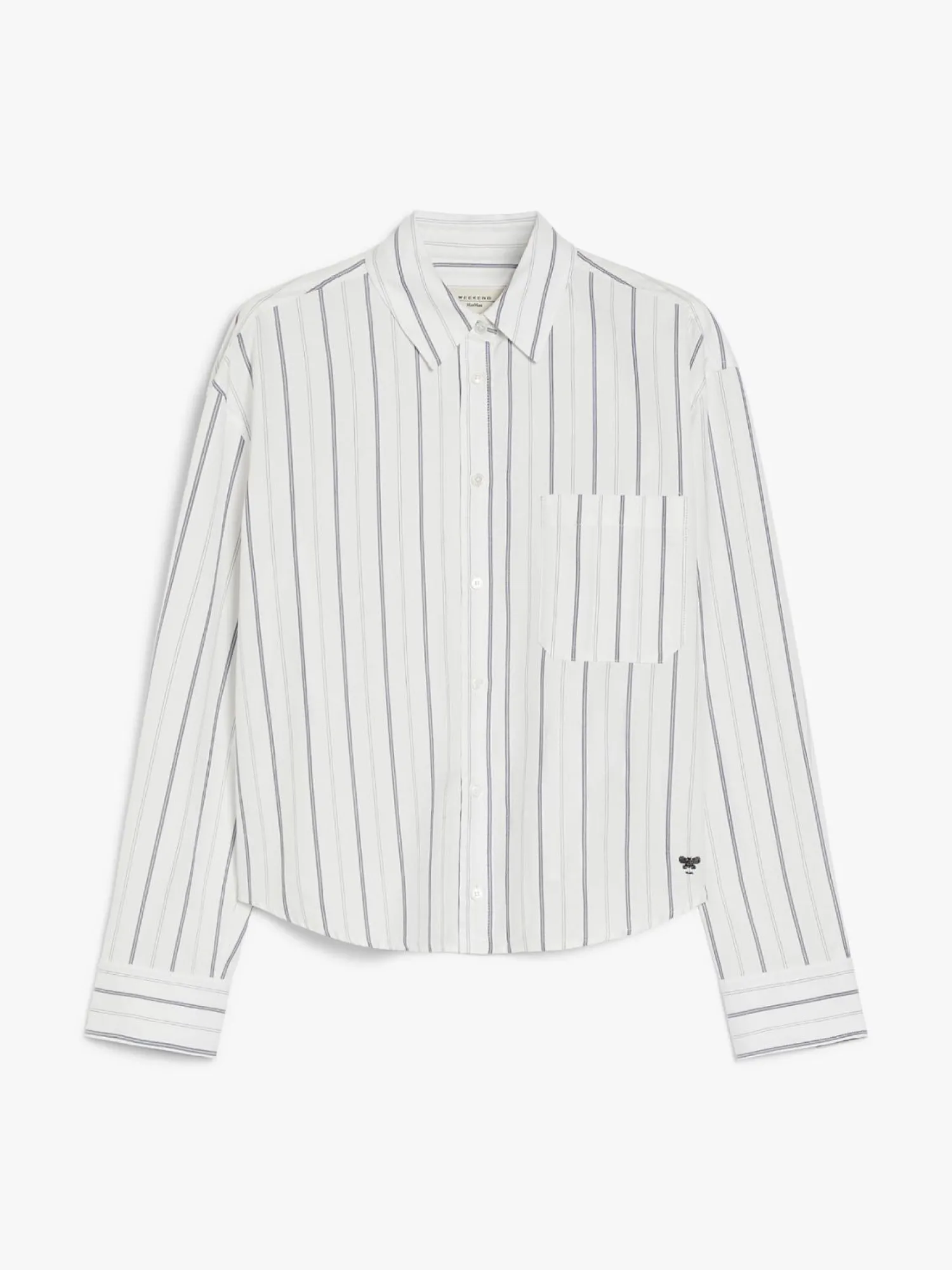 Online Camicia in Oxford di Cotone a Righe / Donna Camicie