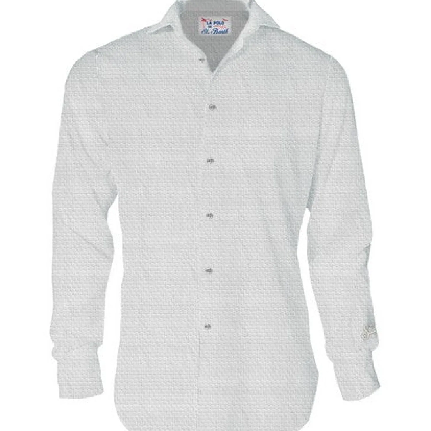 Online Camicia in Piquet di Cotone / Uomo Camicie