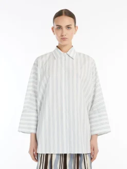 Outlet Camicia in Popeline di Cotone / Donna Camicie
