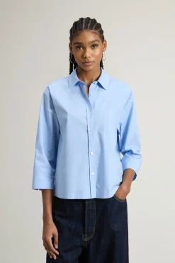 Camicia in Popeline di Cotone / Donna Camicie