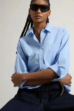 Camicia in Popeline di Cotone / Donna Camicie