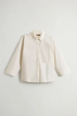 Discount Camicia in Popeline di Cotone / Donna Camicie