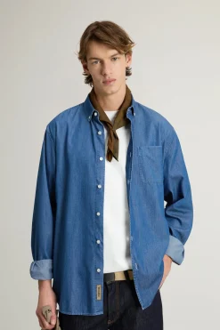 Online Camicia in Puro Cotone / Uomo Camicie