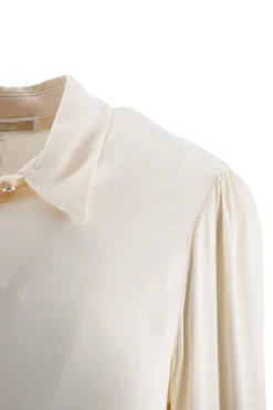 Best Camicia in Viscosa con Bottoni Dorati / Donna Camicie