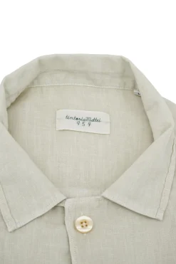 Online Camicia Maniche Lunghe in Lino / Uomo Camicie