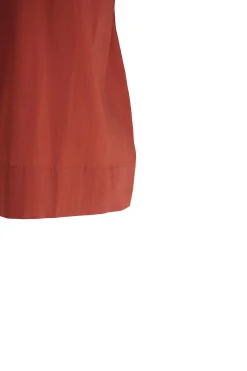 Hot Camicia Modello a Scatoletta in Cotone / Bordeaux Donna Bluse