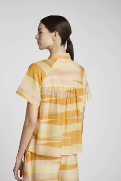 Clearance Camicia Oversize con Fantasia / Multicolor Donna Camicie