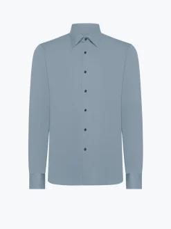 Online Camicia Oxford Jacquard / Uomo Camicie