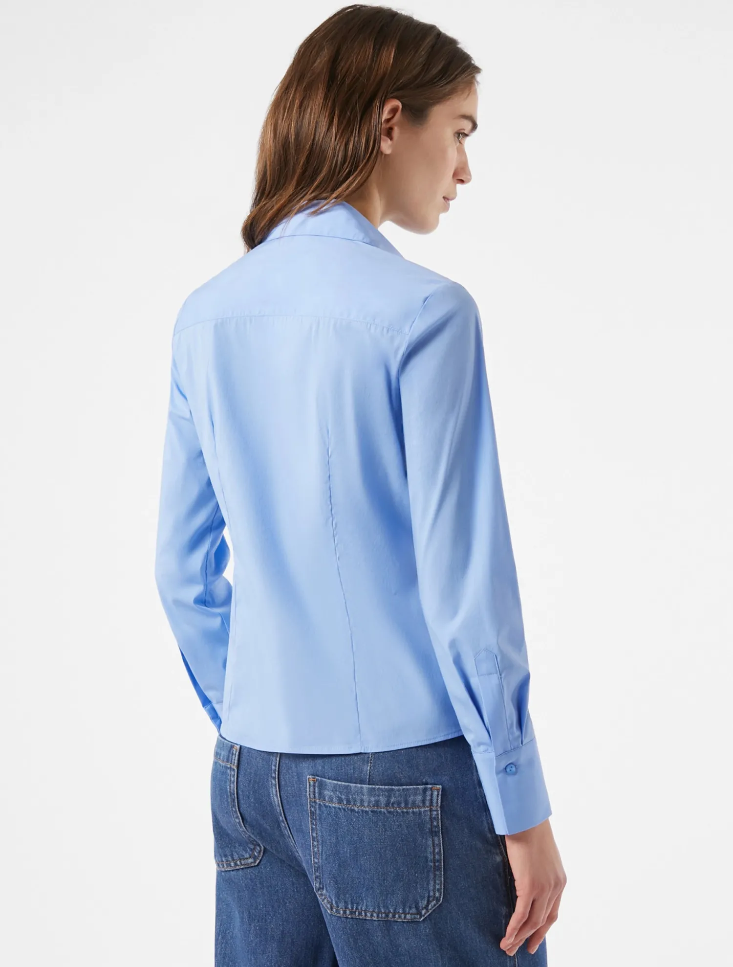 Sale Camicia Slim in Popeline / Donna Camicie