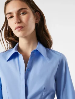 Sale Camicia Slim in Popeline / Donna Camicie