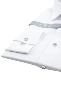 Best Camicia Stretch Slim Fit in Tessuto Tecnico / Uomo Camicie