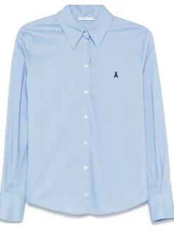 Camicia Tinta Unita con Spacco sul Retro / Donna Camicie