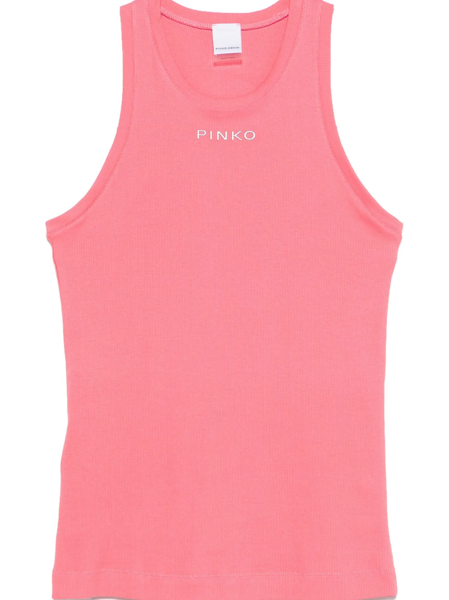 Discount Canotta in Maglia a Costine con Logo / Donna Top