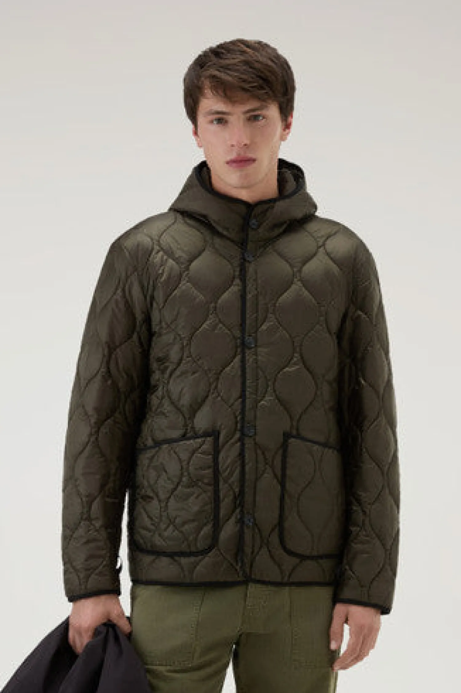 Clearance Cappotto 3 in 1 in Nylon Elasticizzato / Uomo Giubbotti